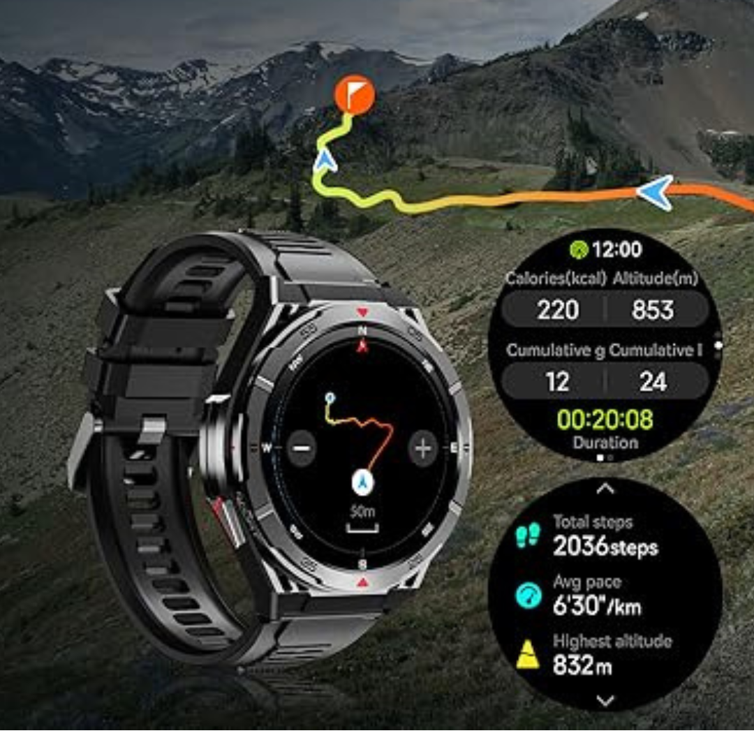 Smartwatch Oukitel BT12 46mm - Preto